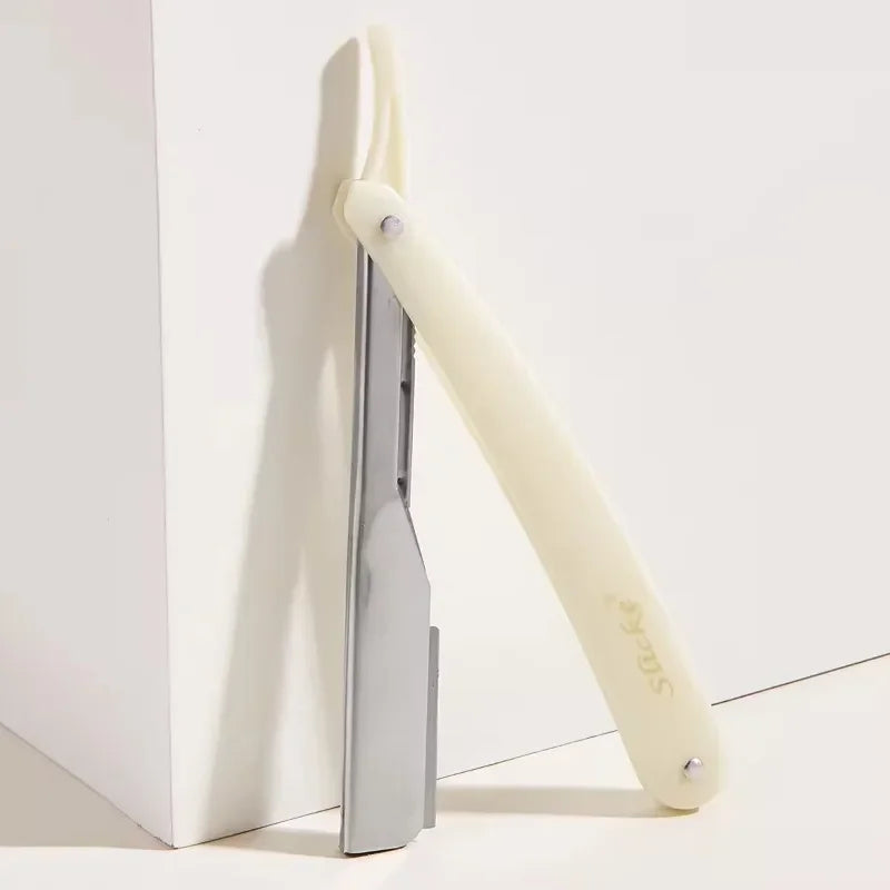 Professional Straight Edge Barber Razor | Stainless Steel Shaver Straight Edge Razor Peaceful Pleasures Health and Wellness