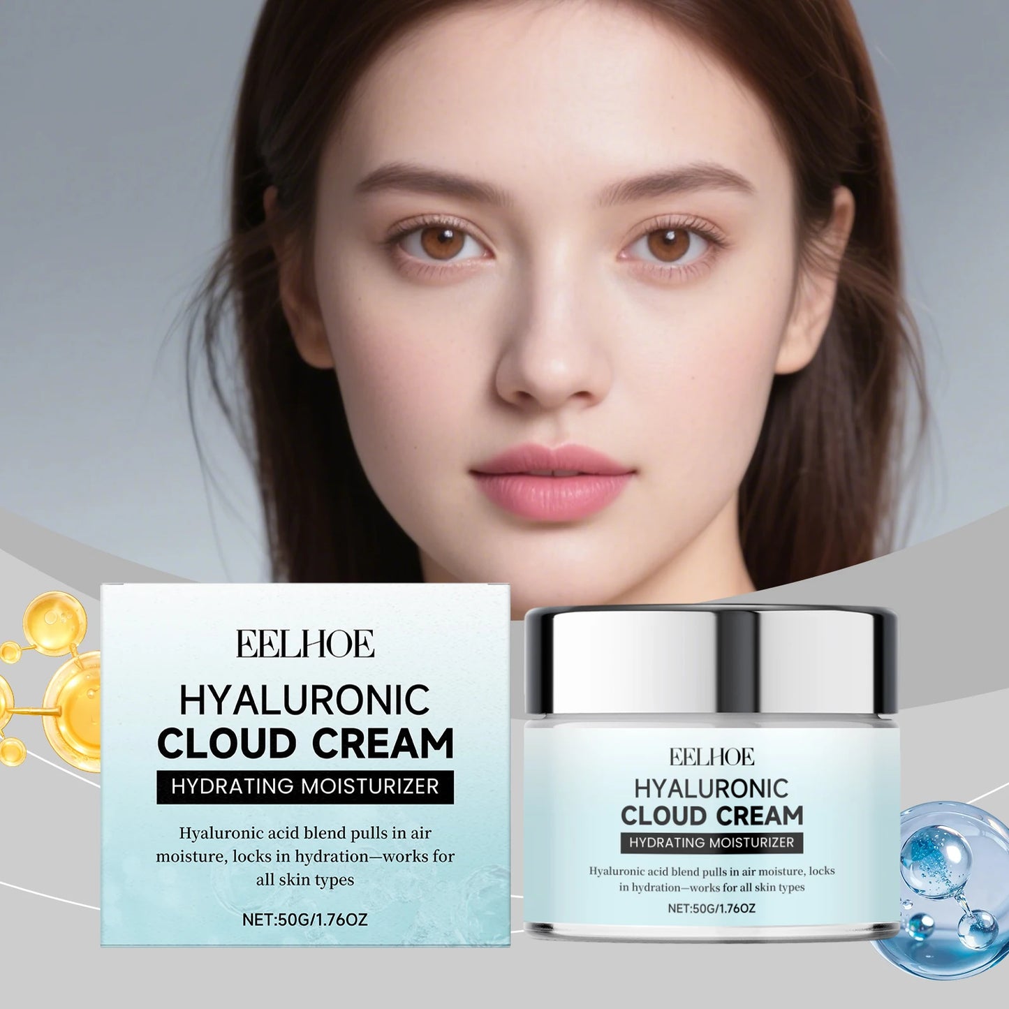 Hyaluronic Acid Facial Moisturizing Cream – Hydrate & Nourish