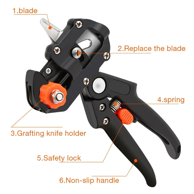 Grafting Shears for Fruit Trees | U/V/Ω-Cut Pruning Tool Peaceful Pleasures Health and Wellness