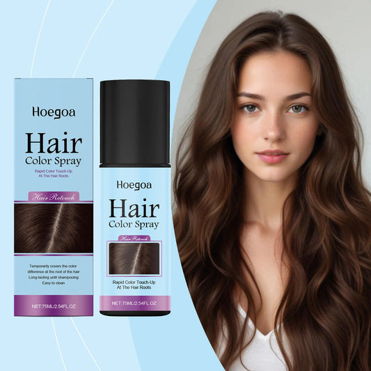 HOEGOA Temporary Hair Color Spray – Root & Gray Coverage Temporary Hair Spray Oasis Select