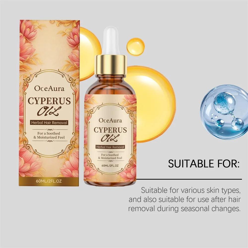 Cyperus Rotundus Hair Reduction Oil 60ml | All Skin Types