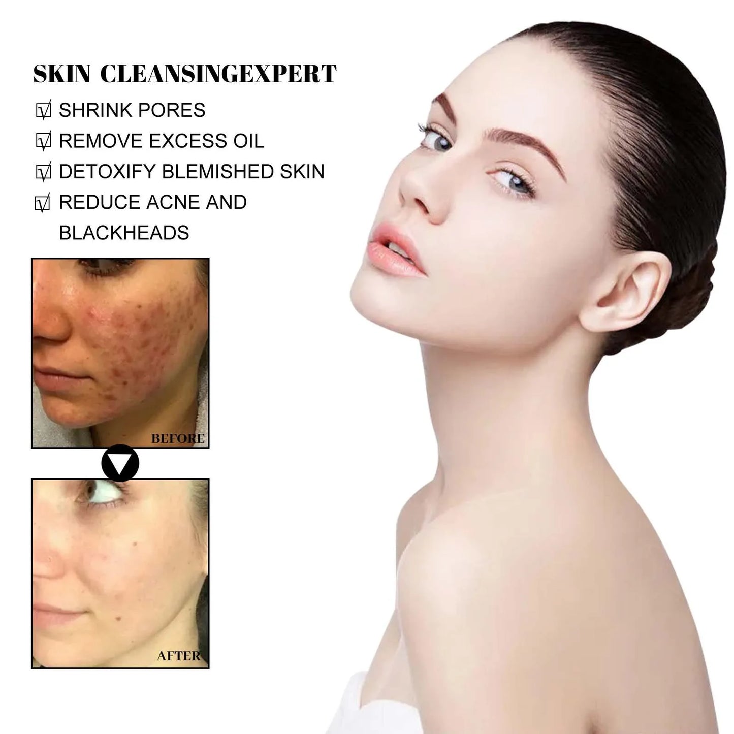 Blackhead Cleansing Mud Mask 40g – Pore-Purifying & Brightening
