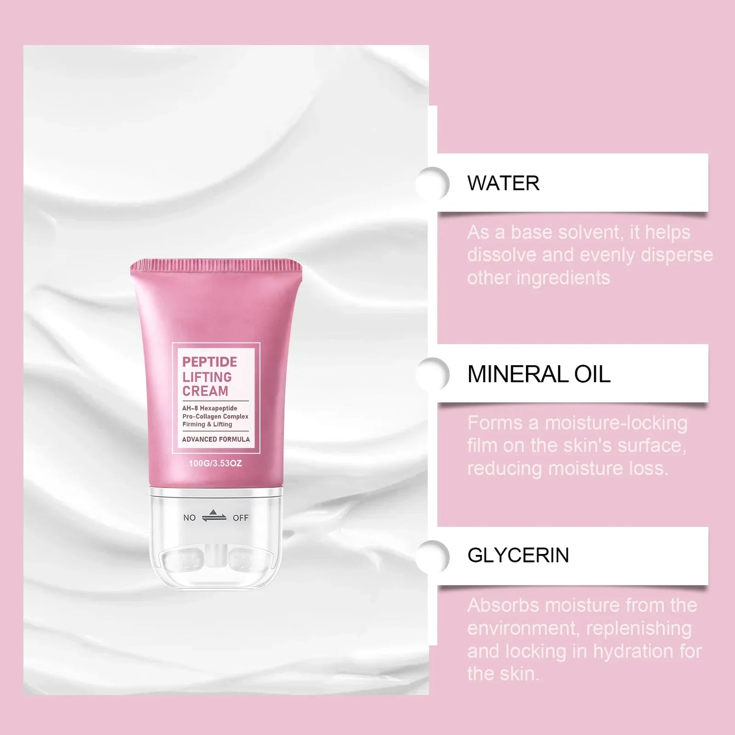 Neck Cream with Roller Massager – Moisturizing Neck Skincare