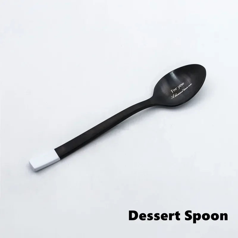 End Stainless Steel Cutlery Western Tableware Fork Steak Knife