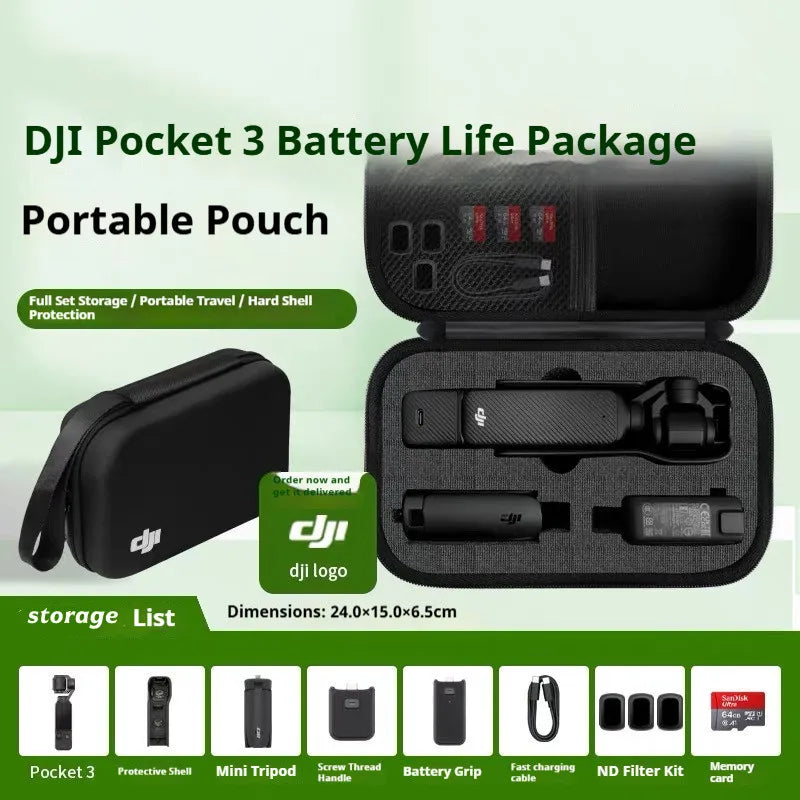 DJI Osmo Pocket 3/4 Hard Shell Carry Case Storage Bag
