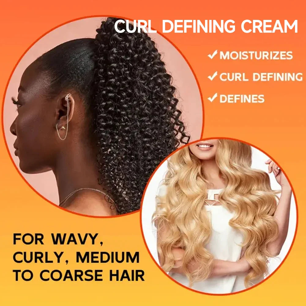 YOUNGCOME Castor Oil Curl Activator Cream | Frizz Control