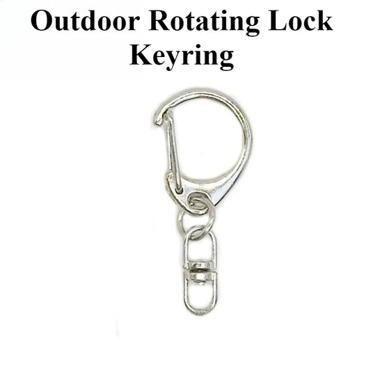 D Snap Hook Swivel Clasp Keyring Set | DIY Key Chain Making Swivel Clasp Keyring Set Peaceful Pleasures Health and Wellness