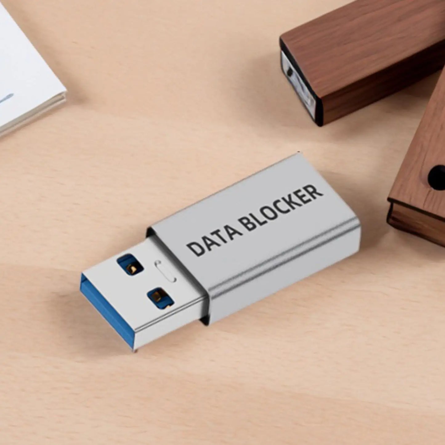 USB Data Blocker – Secure Public Charging Privacy Adapter