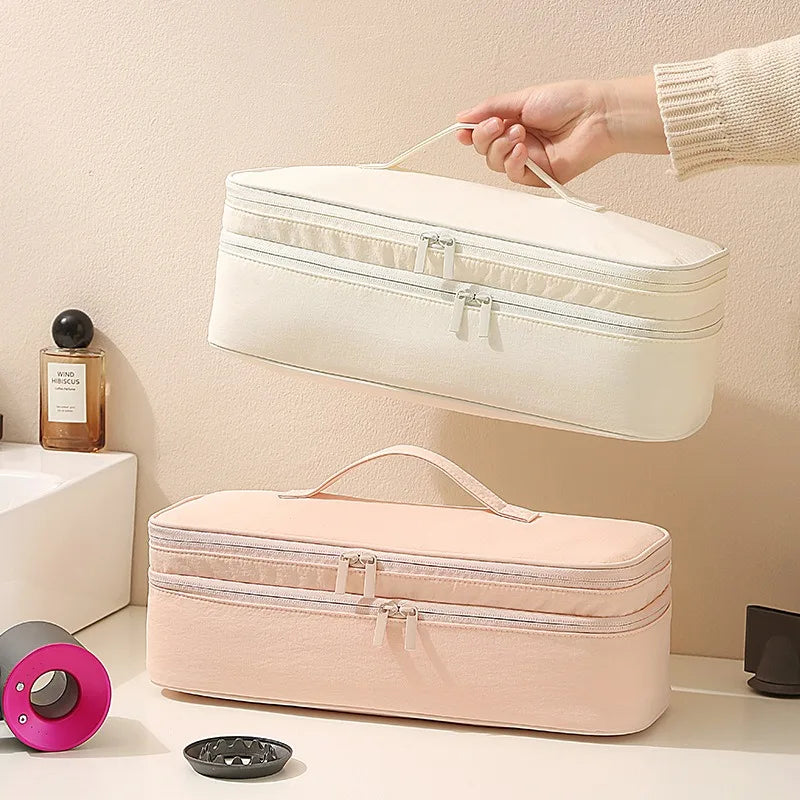 Large Capacity Carring Hair Dryer Storage Bag Dustproof Travel Case Multi-Pocket Organizer Pouch for Dyson Curling Hair Dryer Peaceful Pleasures Health and Wellness