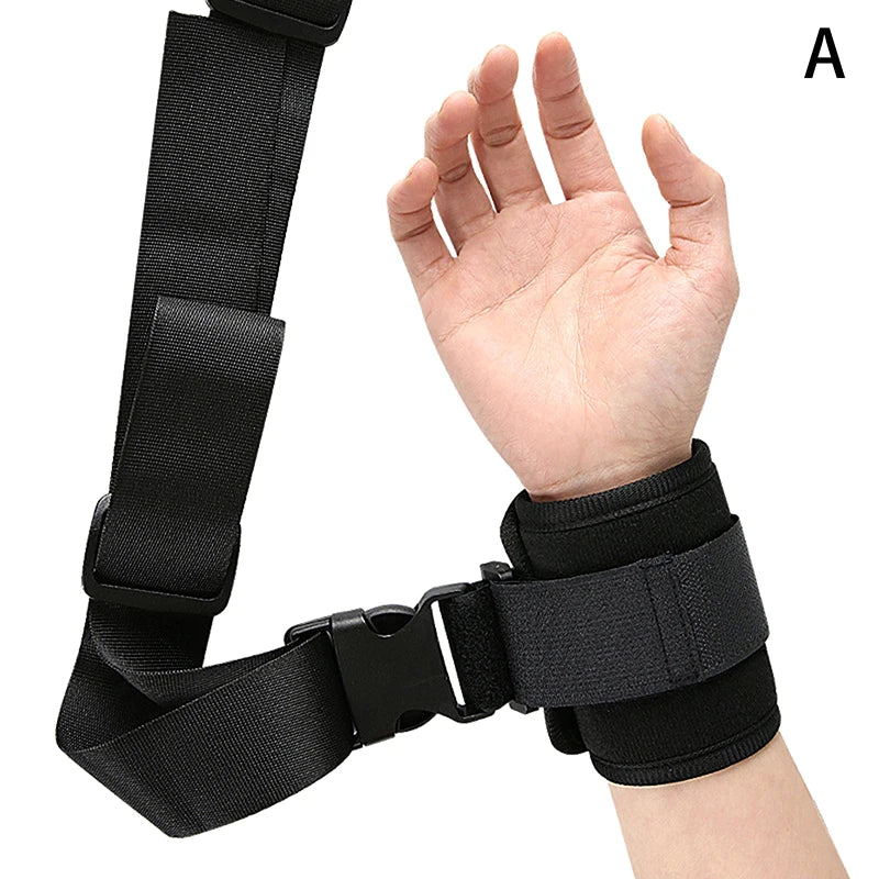 Limb Restraint Belt Bed Restraint Fixed Upper Limbs Fixed Lower Limbs Anti- Restraint Belt Wrist And Ankle Binding Belt Peaceful Pleasures Health and Wellness A
