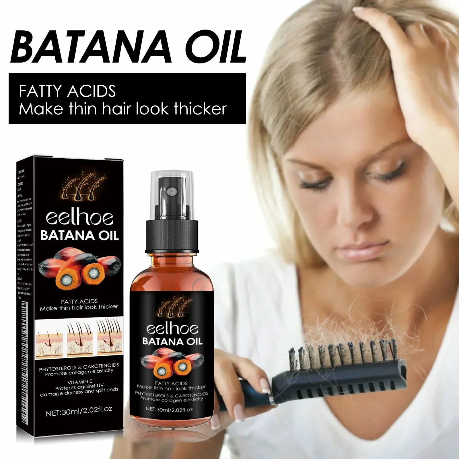 Batana Hair Conditioner & Spray Kit – Deep Repair 2pc Set Peaceful Pleasures Health and Wellness