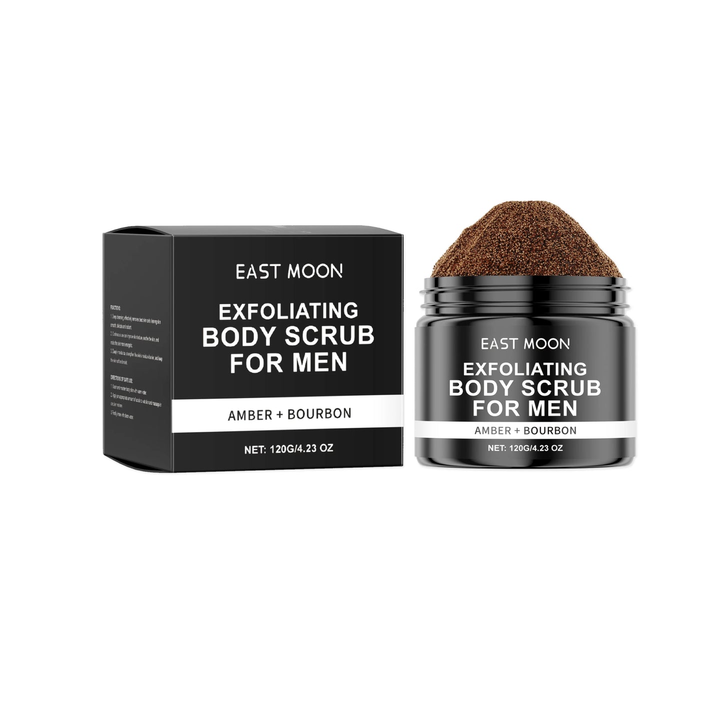Caramel Sea Salt Body Scrub for Men – Vitamin C Deep Cleanse