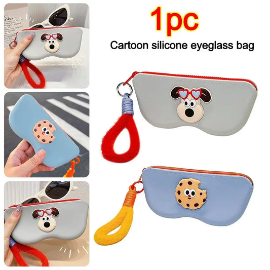 Silicone Glasses Case – Waterproof Dustproof Multifunctional Pouch Silicone Glasses Case Peaceful Pleasures Health and Wellness