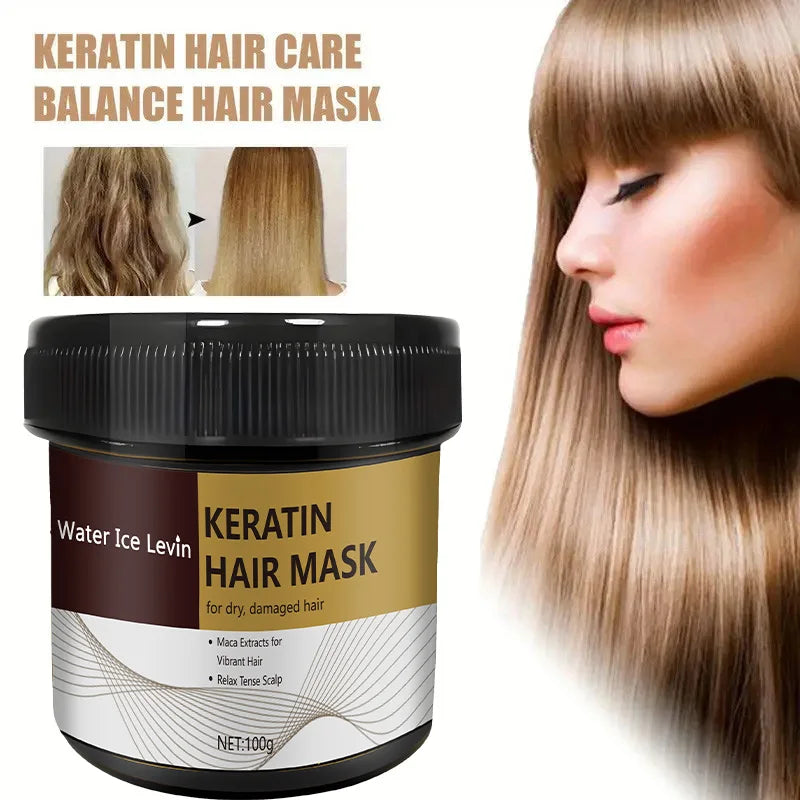 Keratin Hair Mask – Smoothing, Frizz Control & Nourishing | 100g