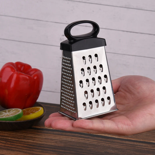 4-Sided Stainless Steel Box Grater for Cheese & Vegetables Box Grater Peaceful Pleasures Health and Wellness