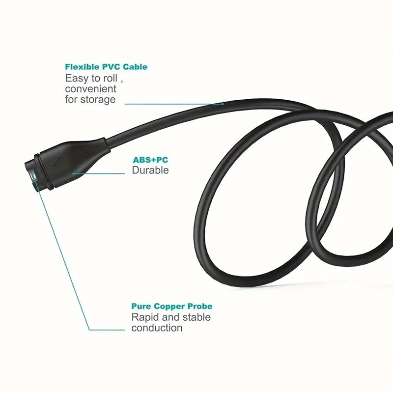 100cm USB Charging Cable For Garmin Fenix 8/7/7S/7X/6/6S/6X/5/5S/5X Forerunner 45 165 245 255 265 645 955 965 Vivoactive 5 Venu Peaceful Pleasures Health and Wellness