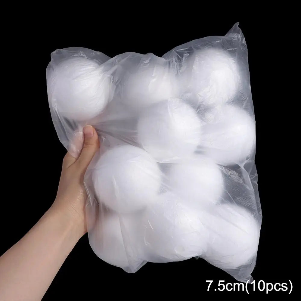 White Polystyrene Foam Balls 80pcs – Christmas Ornaments & DIY