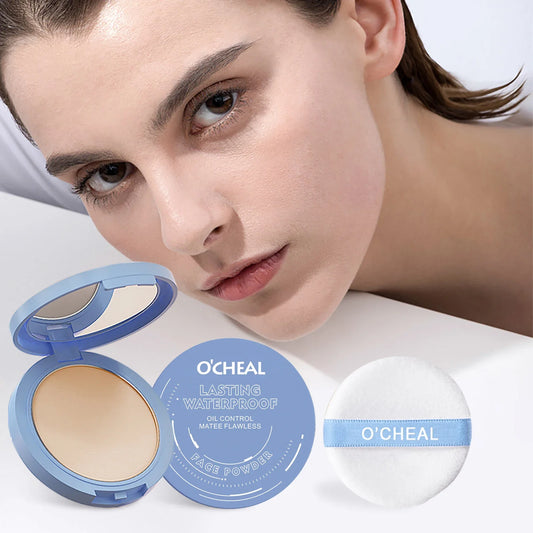O'Cheal Matte Pressed Setting Powder – Oil Control, Full Coverage Pressed Setting Powder Oasis Select
