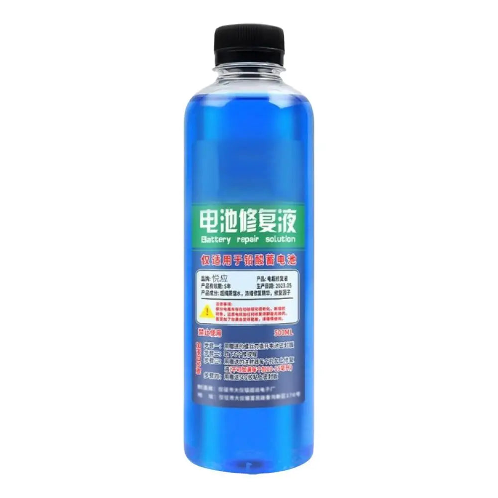 500ml Car Battery Repair Liquid Solution Battery Acid Solution For Battery Renewal Acid Battery Restore Liquid Terminal Cle Peaceful Pleasures Health and Wellness C