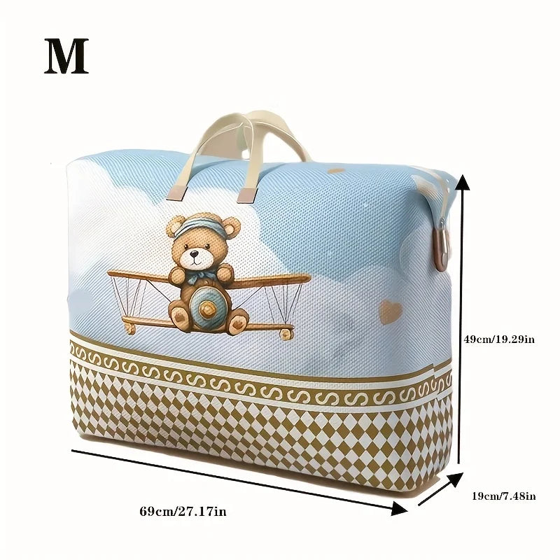 Large Oxford Quilt Storage & Travel Packing Bag | Cartoon