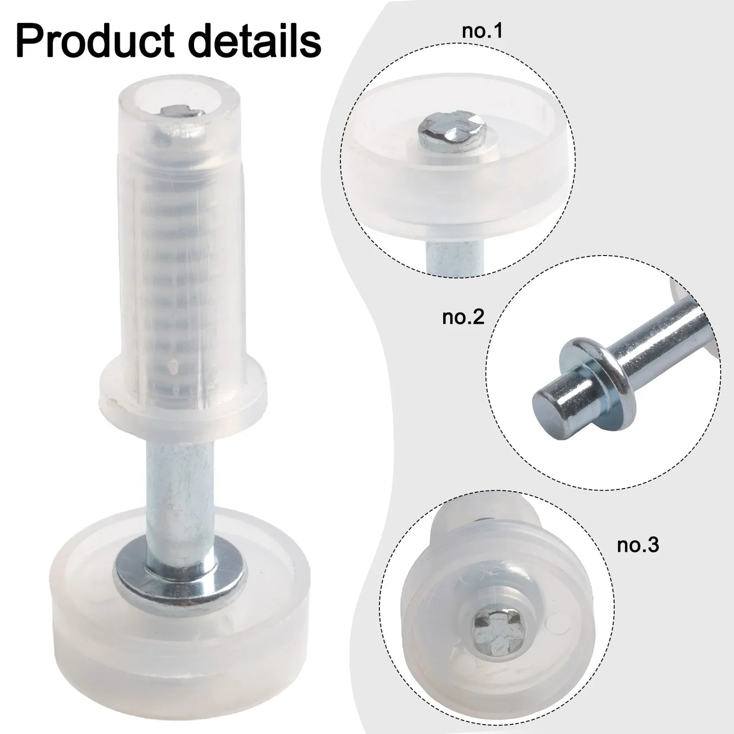 Bifold Door Top Pivot & Guide Wheel Hardware Kit | 1/4/8 Sets
