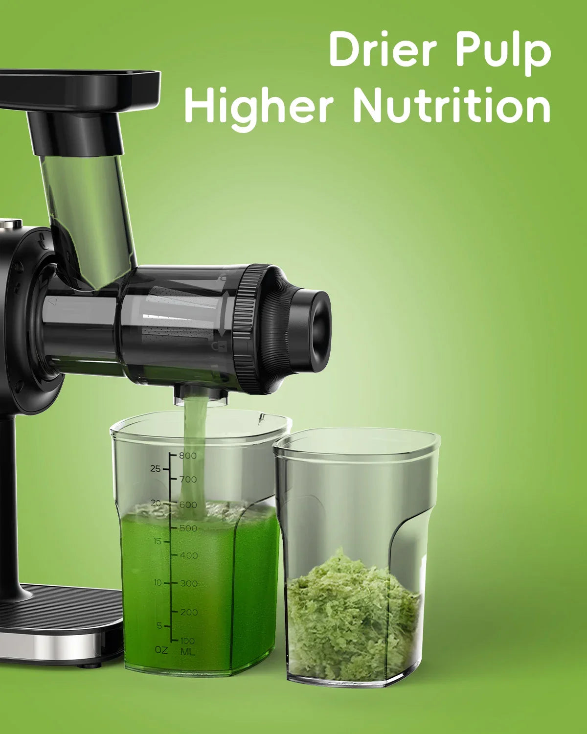 BioloMix Cold Press Juicer – Reverse Function, High Yield, Easy Clean Juicer BioloMix