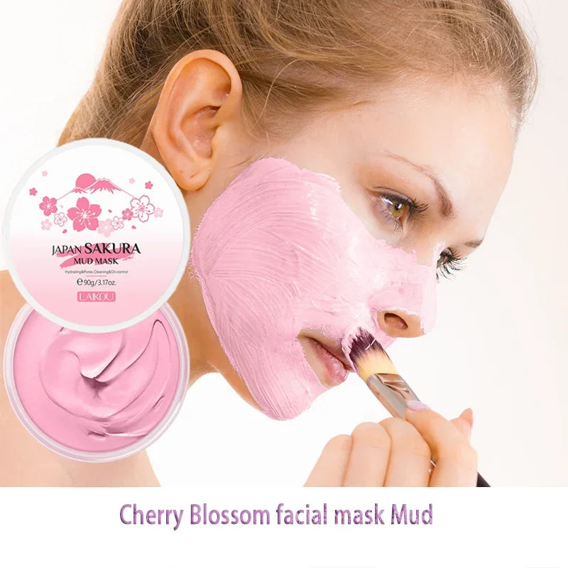 Laikou Sakura Mud Mask – Pore Minimizer & Oil Control 90g