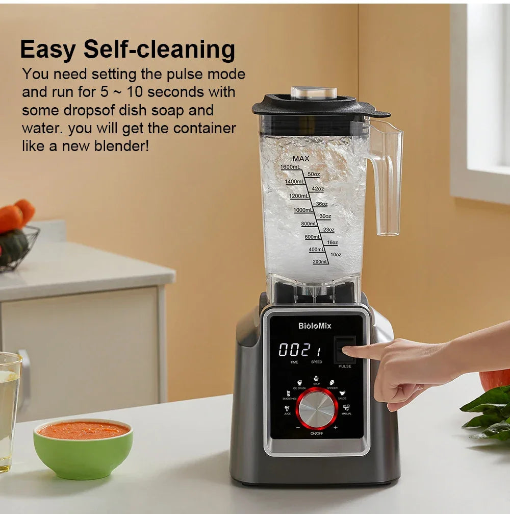 BioloMix Digital BPA FREE 2L Automatic Blender Blenders Peaceful Pleasures Health and Wellness