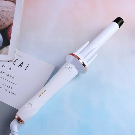 28mm Auto Rotating Ceramic Curling Iron | Negative Ion Wand Automatic Curling Iron Peaceful Pleasures Health and Wellness