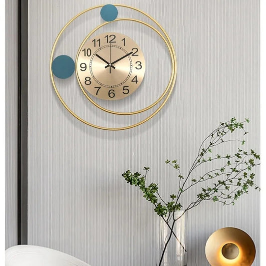 Fashionable Silent European Style Modern Minimalist Wall Clock 42X42cm For Home Living Room Bedroom Wall Decoration Peaceful Pleasures Health and Wellness