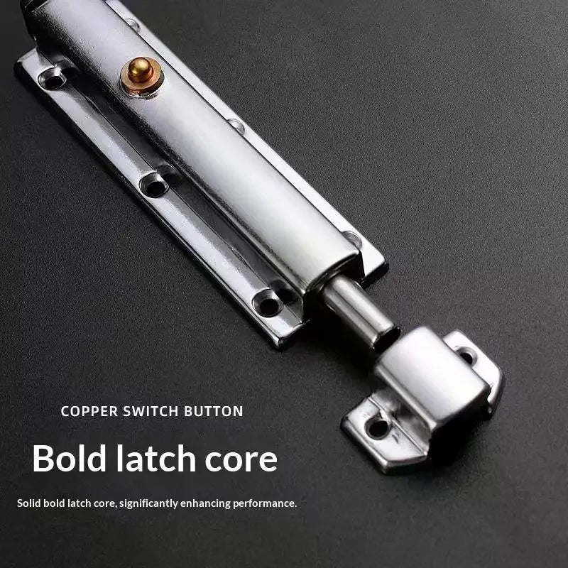 3-Inch Automatic Spring Door Latch | Self-Locking Zinc Alloy