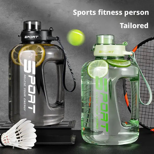 2.5L Large Capacity Water Bottle,Leakproof,Heat-Resistant Perfect for Gym, Hiking, Camping,Travel for Men & Women Fitness Bottle Peaceful Pleasures Health and Wellness