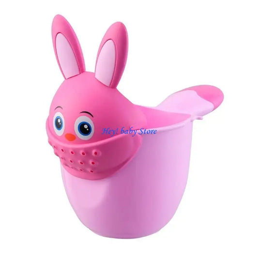 Baby Bath Waterfall Rinser Cup | Cartoon Shampoo Rinse Baby Bath Rinser Peaceful Pleasures Health and Wellness Pink CN