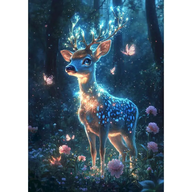 Paint by Numbers Kit Animals Canvas 60×75cm | Acrylic Art