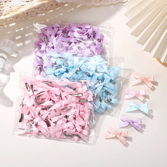 4 8 Girls Bows Mini Hair Clips Metal Hairpin Headwear Barrette Peaceful Pleasures Health and Wellness