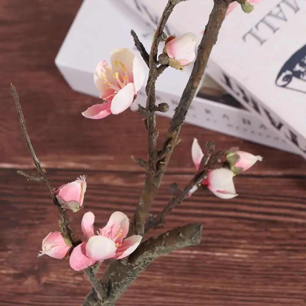 Silk Plum Blossom Artificial Flower Branch | Wedding & Home Decor