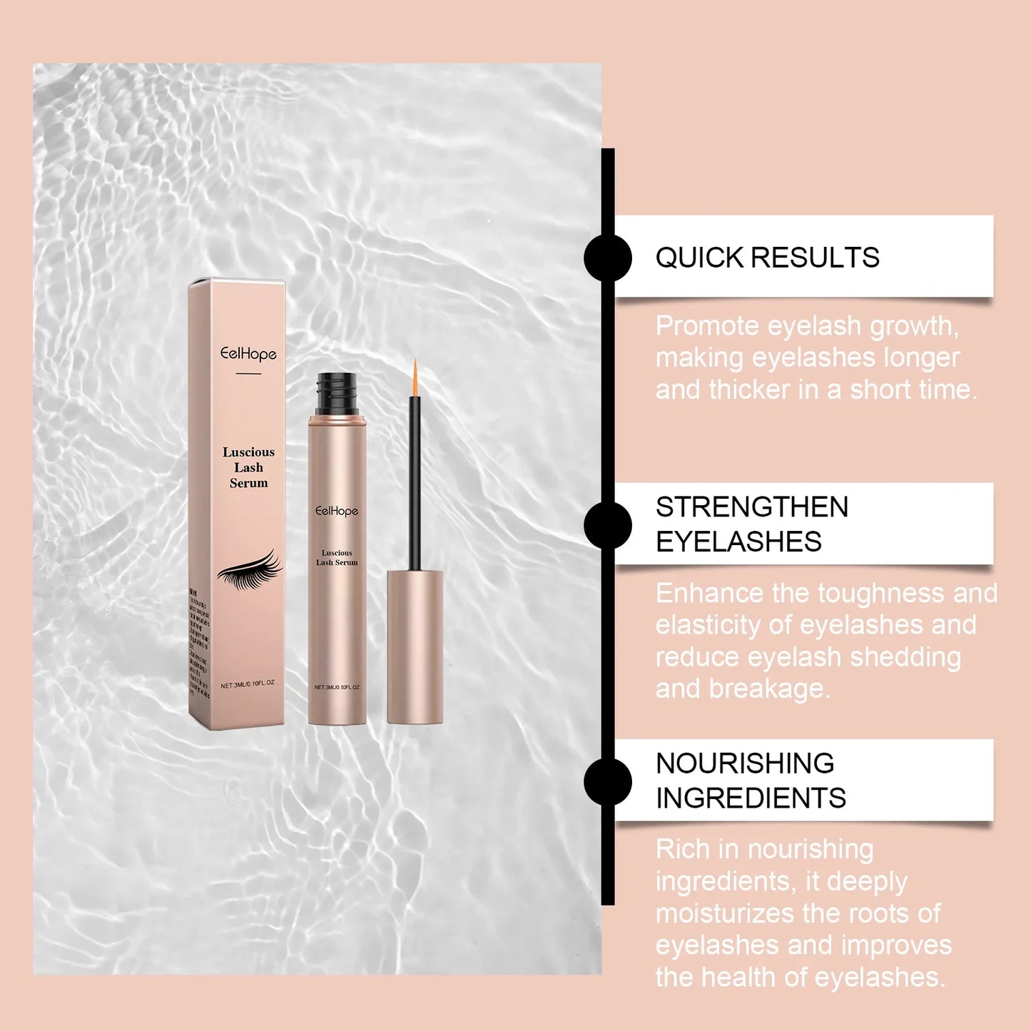 Eelhope Eyelash Growth Serum – Fuller, Longer & Thicker Lashes