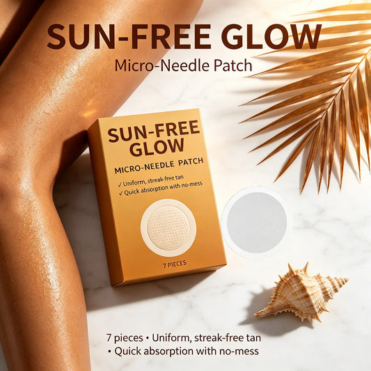 Self-Tanning Micro-Needle Patch 7 Pcs – Streak-Free Glow Self-Tanning Patch Peaceful Pleasures Health and Wellness