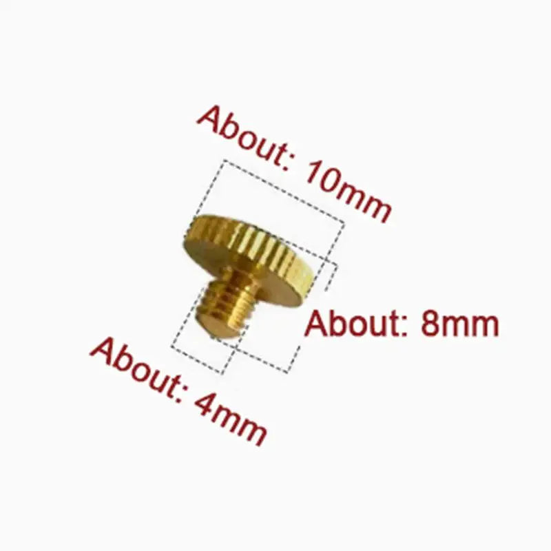 Brass M4 Finger Ring Screws for Trumpet & Saxophone – 2pcs