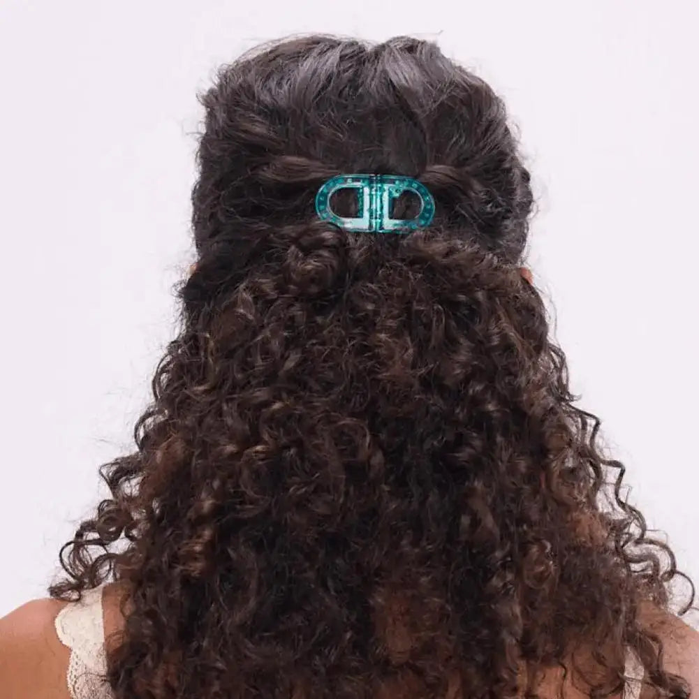 High-end Magnetic Hair Roots Small Grab Hairpins Magnetic Suction Broken Hair Bangs Clip Exquisite Leopard Pattern Girl Hairpin Peaceful Pleasures Health and Wellness