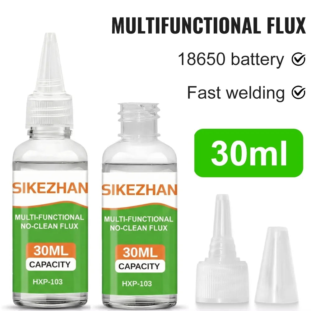 Stainless Steel Liquid Soldering Flux No-Clean Welding Fluid for Nickel Copper Iron 18650 Battery PCB Repair Peaceful Pleasures Health and Wellness