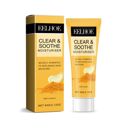 Turmeric Face Moisturizer – Brightening & Hydrating Cream Peaceful Pleasures Health and Wellness 60g Boxed