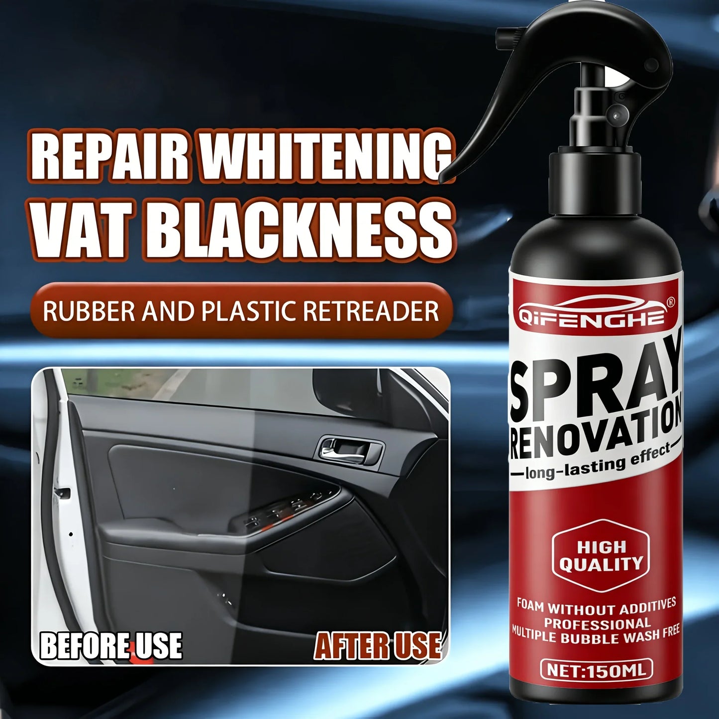 Car Interior Cleaner – Leather Conditioner & Stain Remover 5oz