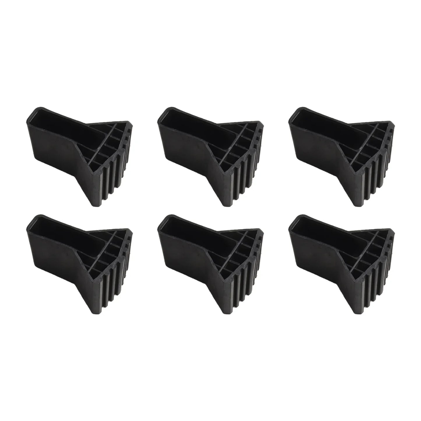 Non-Slip Rubber Ladder Feet Pads & Furniture Protectors 4/6 Pcs