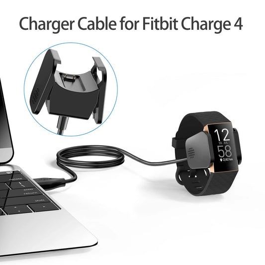 USB Charger Cable for Fitbit Charge 4 – Dock Adapter Replacement Peaceful Pleasures Health and Wellness