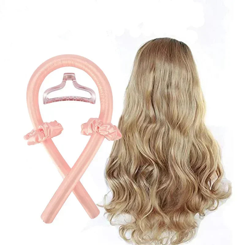 2-Pack Satin Heatless Curling Rod Lazy Curler Headband Make Hair Soft and Shiny Hair Curler Hairdressing Tools Peaceful Pleasures Health and Wellness
