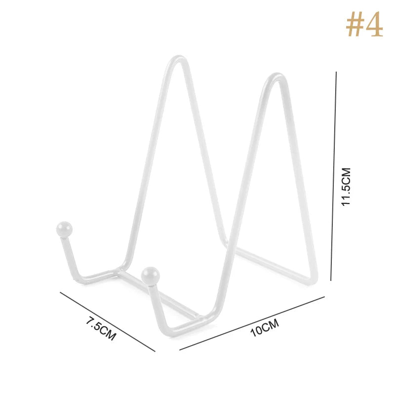 Metal Plate Display Stand & Picture Easel – Tabletop Holder