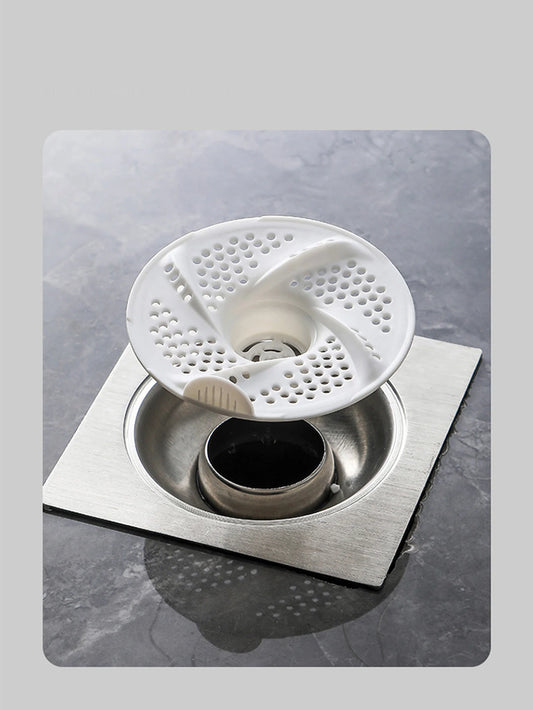 3Pcs/Set Swivel Sewer Strainer Floor Drain Filter Anti-clogging Sewer Hair Catcher Mesh Cover Sink Strainer Household Use Peaceful Pleasures Health and Wellness