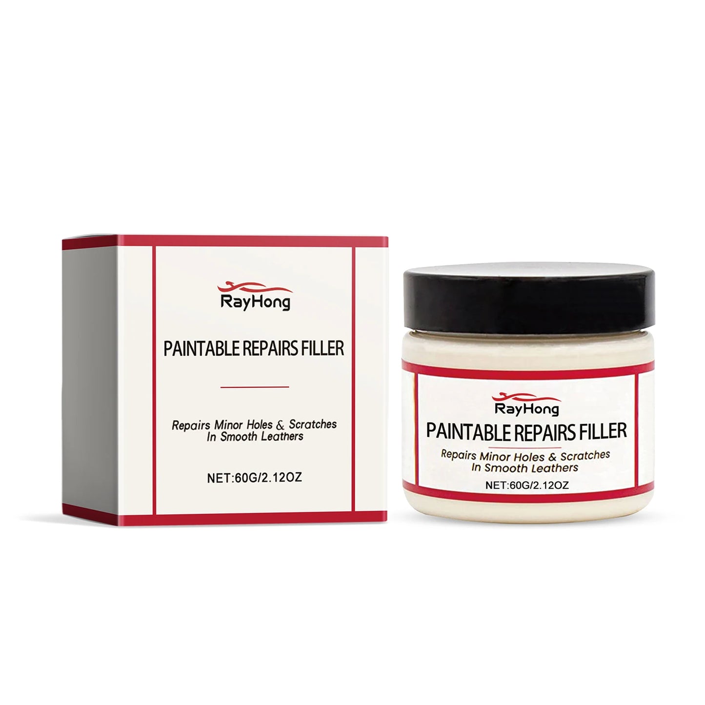Rayhong 60ml Leather Repair Paste – Car Seat & Sofa Filler