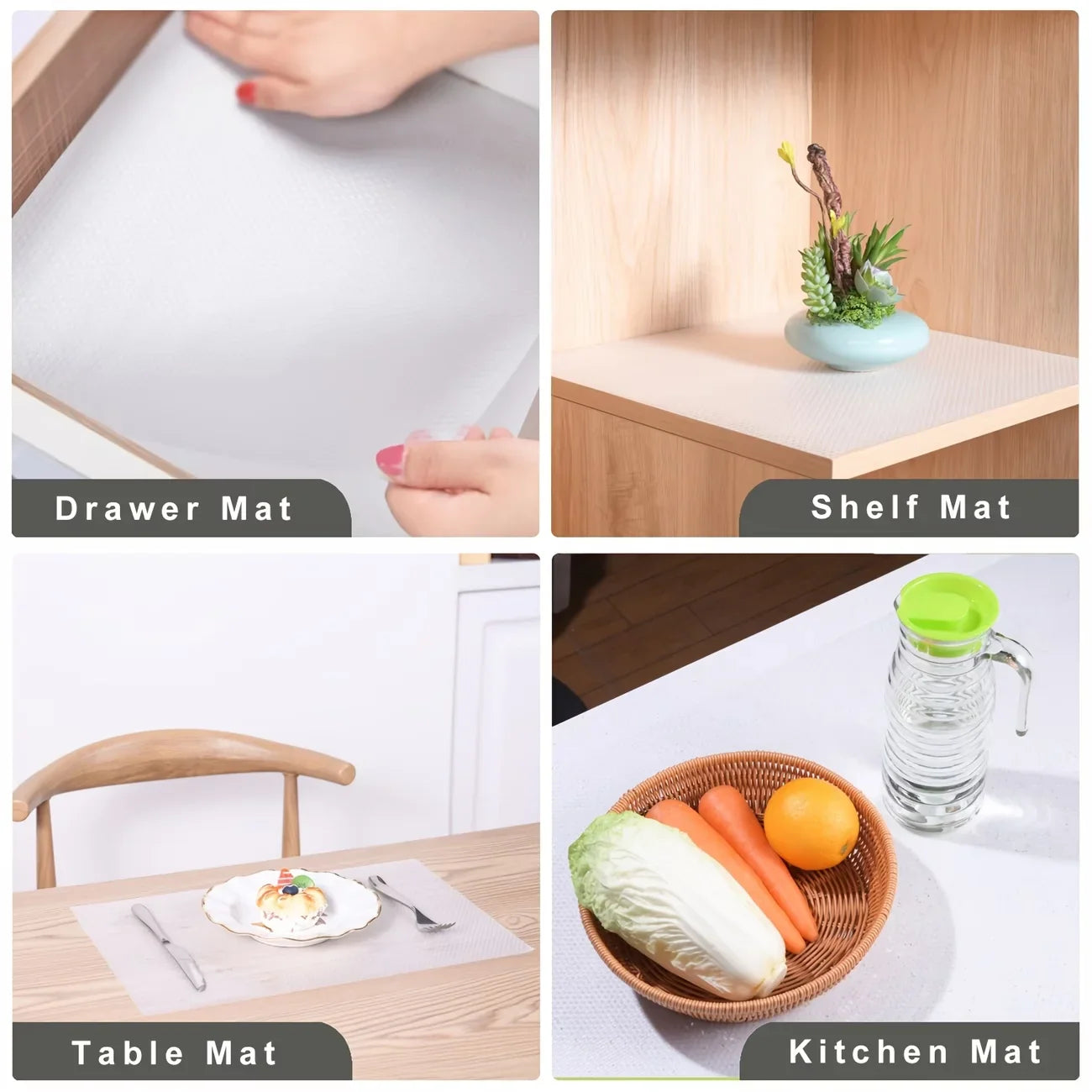 EVA Dotted Cabinet & Drawer Mat – Non-Slip, Waterproof, Cuttable